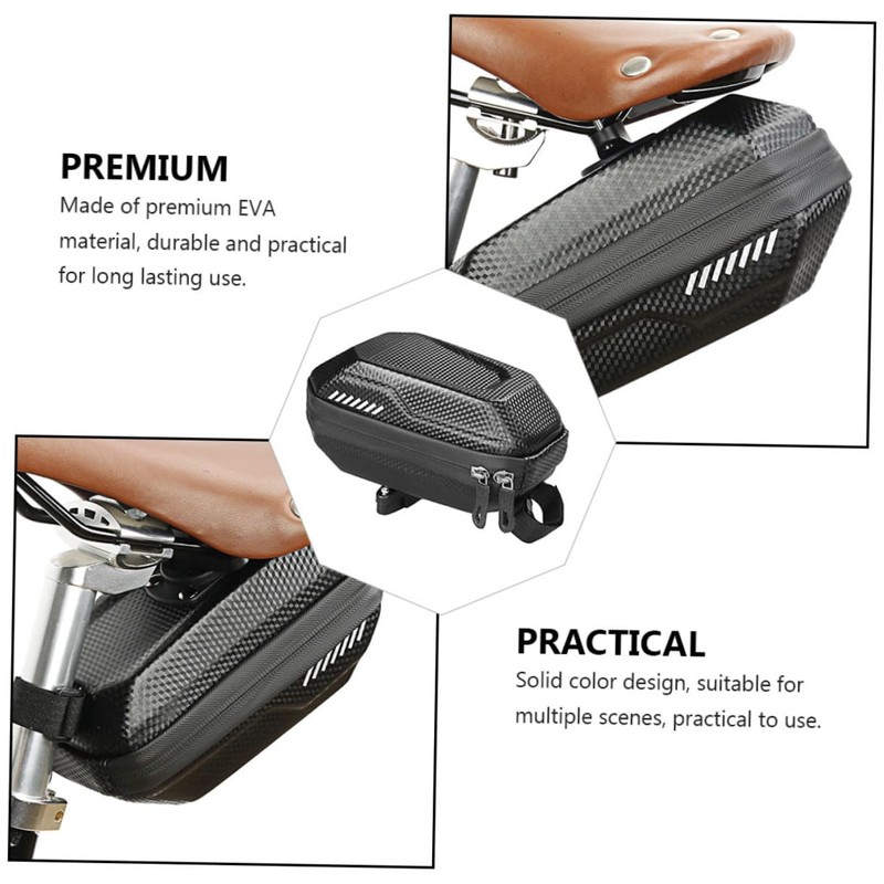 BIUDECO Large Capacity Bike Saddle Bag Backseat Bag Durable Material