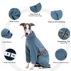 Luxepet Warm Polar Fleece Dog Jacket, Winter Dog Clothes Pullover,