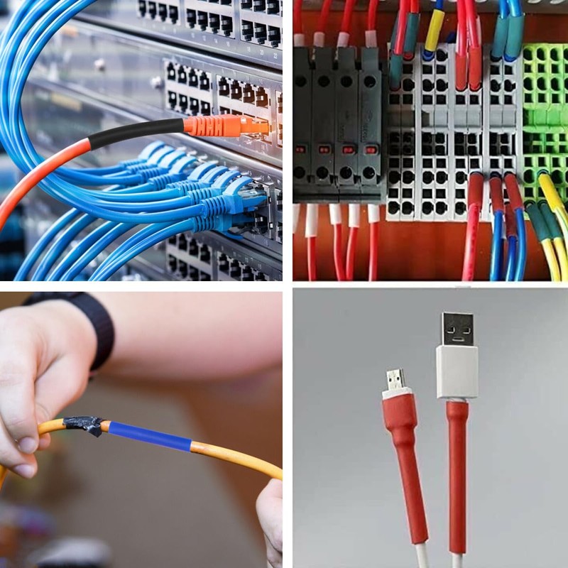 Unifizz Heat Shrink Tubing 11mm Dia 17mm Flat Width 2:1