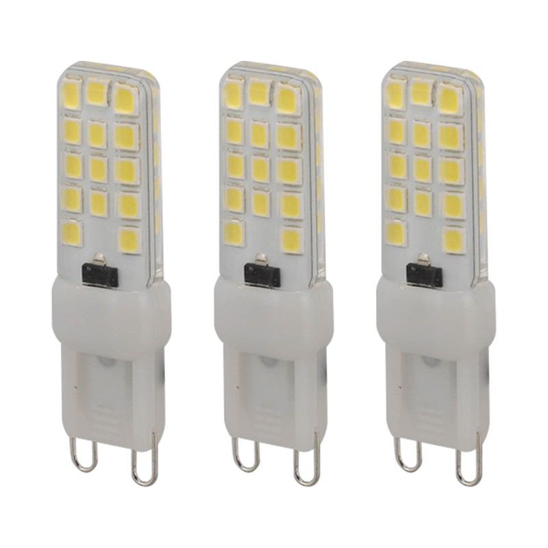 3Pcs G9 LED Light Bulb Dimmable Energy Saving Bi Pin