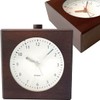 KATOMOKU Alarm Clock 5 Brown km-78BR Wooden 11.2 x 11.8