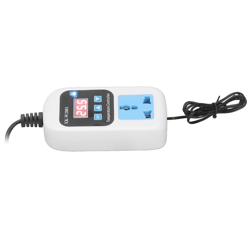 Temperature Controller Automatic Adjustable Digital Display Electronic Socket Thermostat for