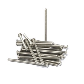 iexcell 25 Pcs M5 x 75mm Thread Pitch 0.8 mm Stainless Steel 304 Hex Socket Button Head Cap Screws Bolts Kit