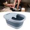 Foldable Foot Bath Basin with Massage Acupoint PP Silicone Foot