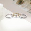 Non-Tarnish Stackable Rings for Women -18k Gold Plated & Sterling