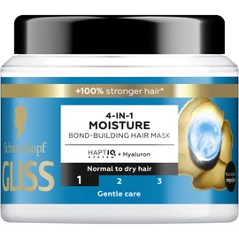 Schwarzkopf Gliss Aqua Revive Hair Mask 4 IN1 Moisture, Normal To Dry Hair, Gentle Care, 400 ml, Pack of 1