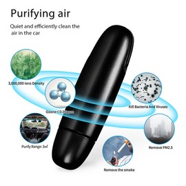 Car Air Purifier Ionizer Air Cleaner Portable low Noise Odor for Cars Room Shoe Cabinet