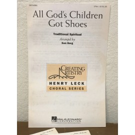 *LOT OF 15* ALL GOD'S CHILDREN GOT SHOES by Berg - Hal Leonard SA Choral Octavo