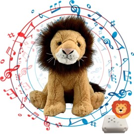 Toys Wonderland Leo the Lion 16" Stuffed Animal Soft  Plush Toy with Pre-Recorded Sound