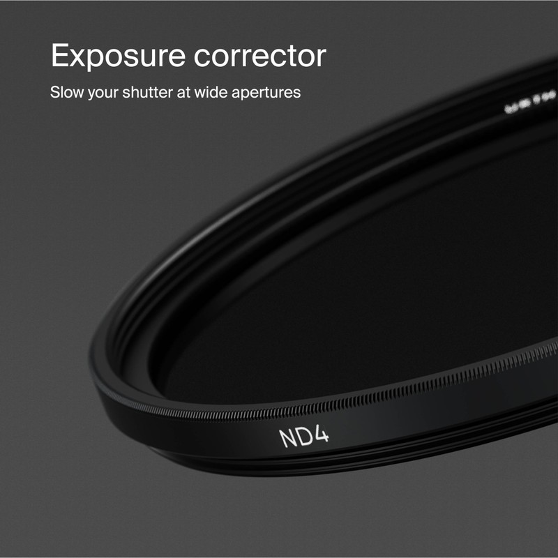 Urth 46mm ND4 (2 Stop) Lens Filter (Plus+) — 20-Layer