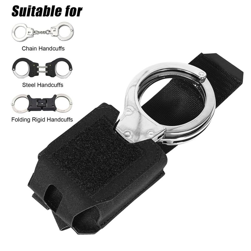 KRYDEX MOLLE Handcuff Pouch,Handcuff Case for Duty Belt MOLLE Vest