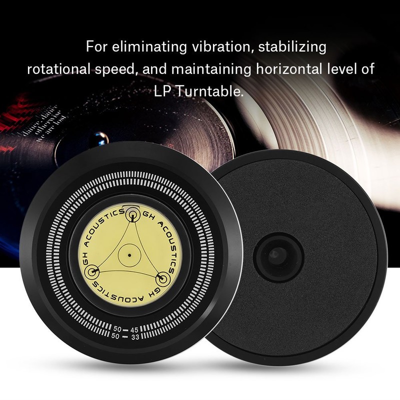 Sutinna Disc Record Stabilizer 50Hz Turntable Level HiFi for Vinyl