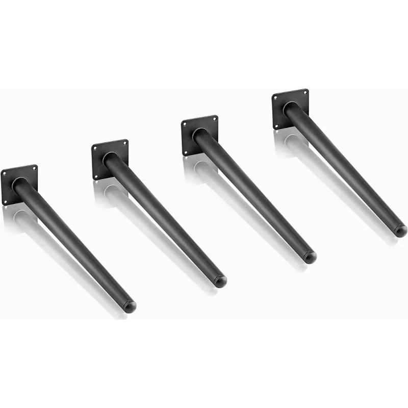 ROSALIABONILLA Patas De Metal De 40 Cm Para Muebles, Paquete