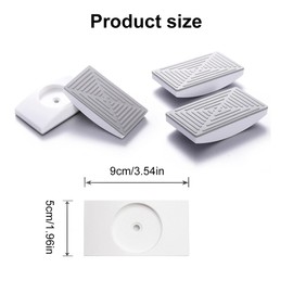 Pack of 4 Baby Gate Wall Protection, Wall Protection for Door Gate, Wall Protection Pads, No Drilling, Stair Gate Extension Wall Protector, for Safety Babies and Pets