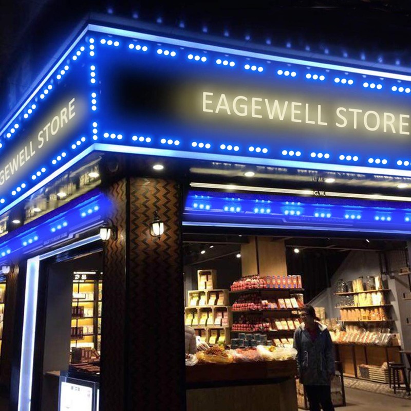 EAGWELL 20 Ft Storefront 40 Pieces RGB 5050 LED Light