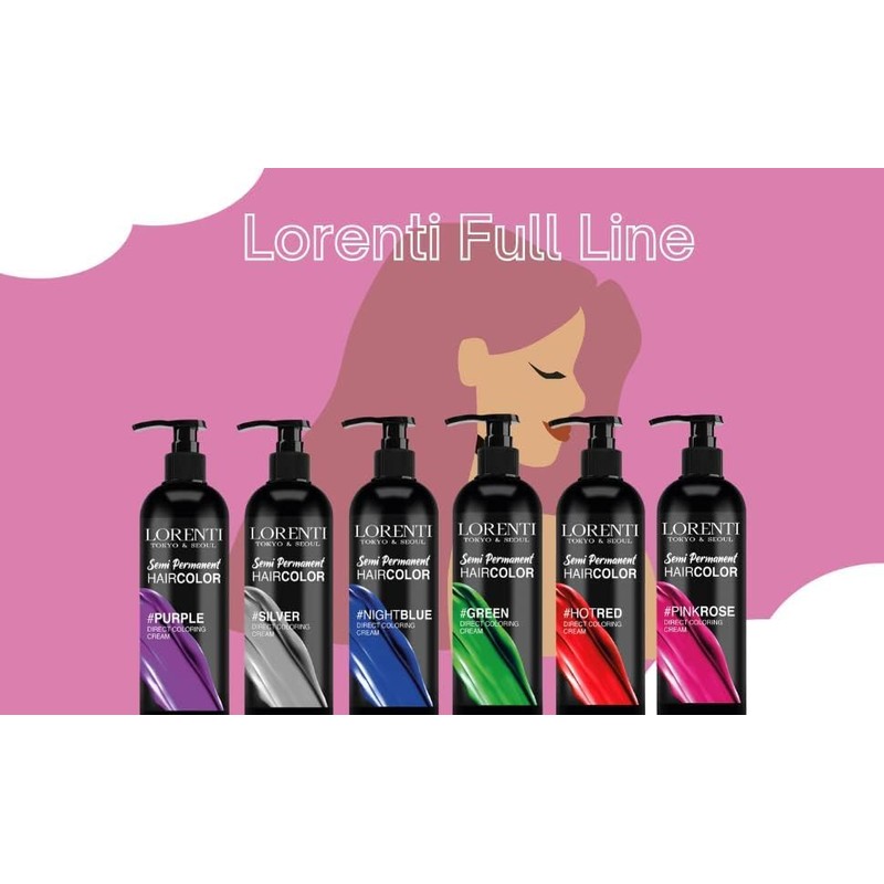 Lorenti Semi Permanent Direct Coloring Cream | Long Lasting Hair