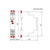 Oumefar Mini Power On Delay Relay AC/DC 12V~240V GRT8-A1 Time