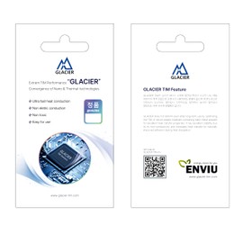 GLACIER Thermal Pad 17W/mK, 90 x 50 x 0.5mm, Silicone Cooling Pad GPU CPU Non Conductive Heat Resistance Self-Adhesive Pads for Laptop Memory(SSD) LED