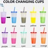 Yisituo 24oz color changing cups (10, Weiß)