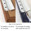 French Cleat Picture & Mirror Hanger - 6" 65 lb