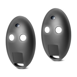 Remote Control Gate, Pack of 2 433 MHz Remote Control Compatible with BFT MITTO2, 2 Channels, Rolling Code for Automatic Gates