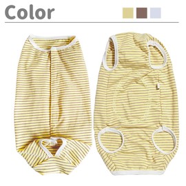 KUVEELA PET Dog Post-Surgical Outfit, Hip Pants, Sanitary Underpants, Protective Clothing, Unisex, Sterilization, For Male Neuter, Contraception, Wound Protection, Skin Disease, Breathable, Small Sized Dog, Medium Sized Dog, Cream, M