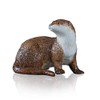 Richard Cooper Studio Fine Otter, Hand Painted Bone China, 5 x 3.5 x 4 cm