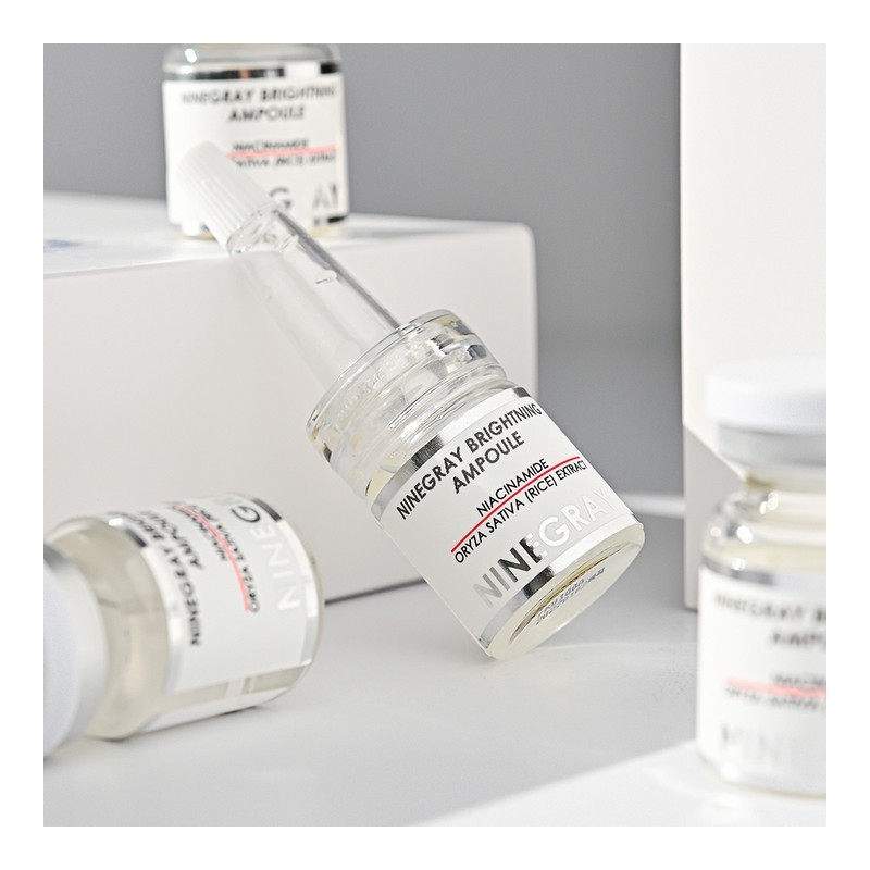 [1+1] Nine Gray Brightening Whitening Wrinkle Moisture Ampoule 50ml /