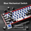 KEMOVE K61SE Gaming Mechanical Keyboard, 60 Percent Wired RGB Backlit