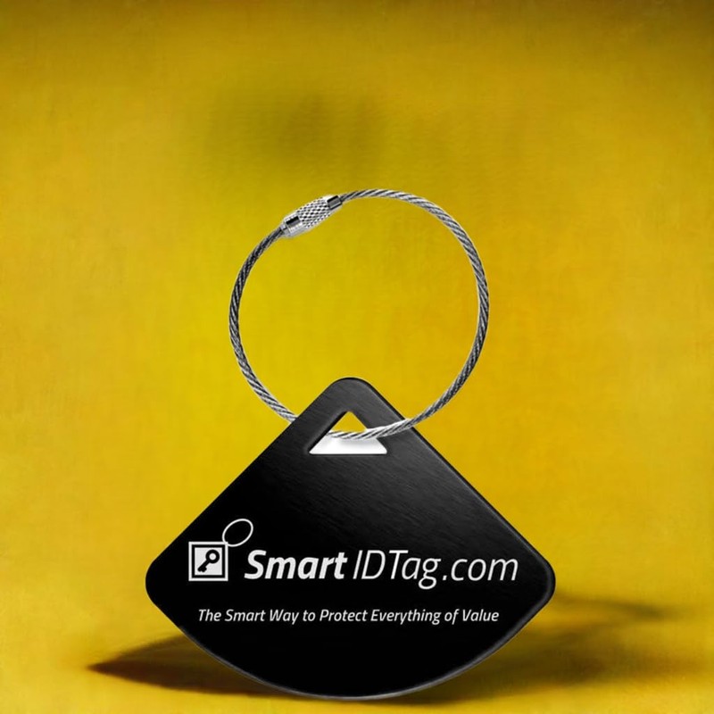 Dynotag® Express Series Solid Metal Web Enabled Smart Bag Tag