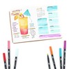 Tombow 56189 Dual Brush Pen Art Markers, Tropical, 10-Pack. Blendable,
