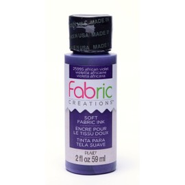 Fabric Creations Fabric Ink in Assorted Colors (2-Ounce), African Violet