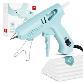 deli Professional Heavy Duty Glue Gun, High Temperature, Industrial Strength, with Stand (60W/100W Dual Power)