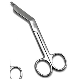 Lister Bandage Scissors, Made in Standard Rust-Free, Sterilizable Stainless Steel, Need of Every Home, and Clinic with Quanity Discounted Packages. (1)