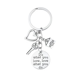 Real Estate Agent Keychain for Women Men Closing Day Gifts Keychain for Realtor Birthday Christmas Gifts for Coworkers Friends Thank you Appreciation Gift for Women Men House Keychain