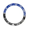 38mm Diameter Black Blue Watch Bezel Insert Base Ring White