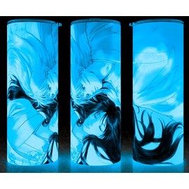 Glow in the Dark Inuyasha Sesshomaru and Rin Laying Anime Manga Cup Mug Tumbler
