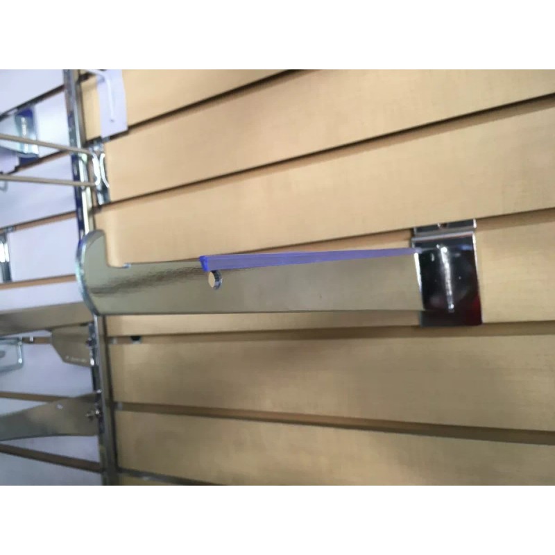 Exhivit Mensula Gancho Panel Ranurado Blister 20 Cm Paq. 8