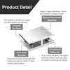 INCREWAY Glass Clamp 4 Pieces Adjustable Double Sided Aluminum Alloy