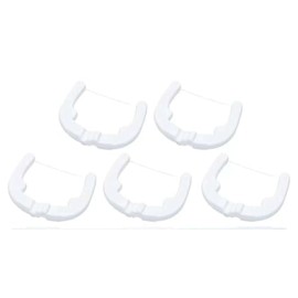 Voraiya Flosser Refills - 50 Floss Heads | Reusable Woven Floss| Electric Flosser Floss Refill | Tongue Scraper & Gum Scraper White