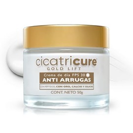 Cicatricure Crema Gold Lift Día – Resultados en 6 Semanas, Antiarrugas con Péptidos y Oro, Mejora Elasticidad, Estimula Colágeno, con Calcio, Silicio y FPS 30, Crema Facial. Tarro con 50g