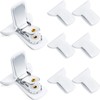 Padded Comforter Clips Duvet Clips White Padded Clips Blanket Fasteners
