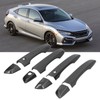 Door Handle Trim Cover Carbon Fiber Style Decoration Fit for