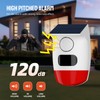 PGST Solar Strobe Alarm Light, Wireless Security Alarm with Remote