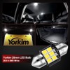 Yorkim 578 Festoon LED Bulb 41mm 42mm LED White Super