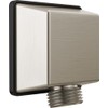 DELTA FAUCET 50570-SS Wall Elbow Square, Stainless,1.06 x 2.13 x