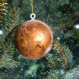 Yardwe 200pcs Foam Christmas Foam Ornament Large Ornaments Small Christmas Balls Tree Balls DIY Caps Christmas Ornament Hooks Clear Christmas Ornaments Plastic