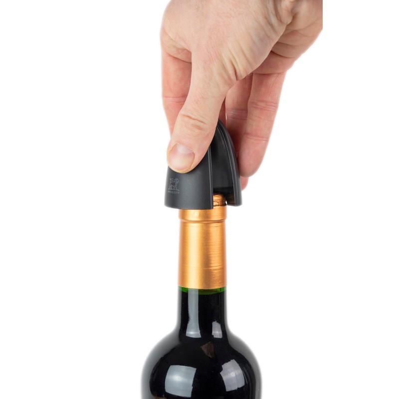 Peugeot Elis Touch Rechargeable Electric Corkscrew With Foil Cutter, Carbone