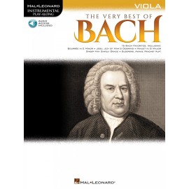 The Very Best of Bach Instrumental Play-Along for Viola NEW 000225379