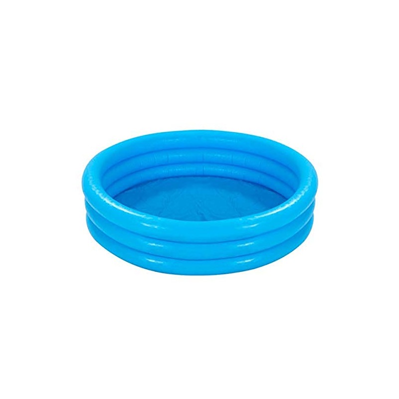 Intex 59416NP Crystal Blue Three Ring Inflatable Paddling Pool 1.14m
